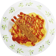 日替定食｜エビフライオムライス